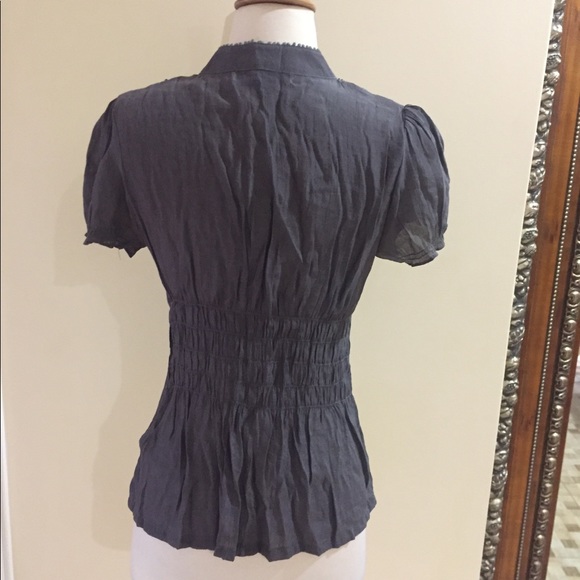 SALE 3 for $30 Ruffle Front Blouse - Picture 4 of 4
